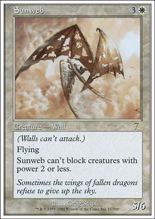 Magic the Gathering: 7th Edition (Base Set) card 51 Sunweb