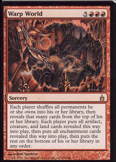 Magic the Gathering: Ravnica (Base Set)  card 150 Warp World