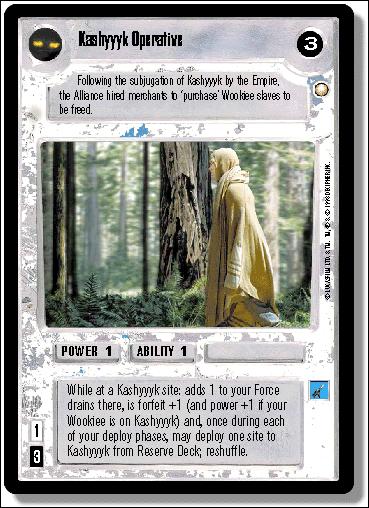 Star Wars: Special Edition Limited (Base Set) card 174 Kashyyyk Operative