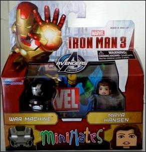 Marvel Minimates figure 145 War Machine and Maya Hansen