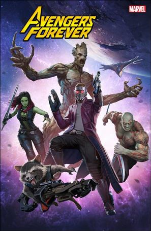 Avengers Forever (2022) issue 4-C Skan Infinity Saga Cover