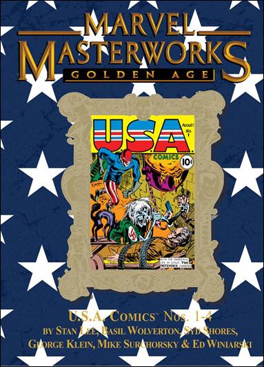 Marvel Masterworks: Golden Age U.S.A. Comics issue 1-B Marble Dust Jacket Vol 76