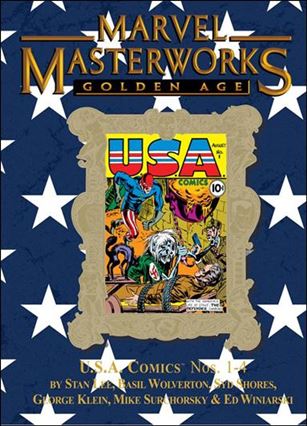 Marvel Masterworks: Golden Age U.S.A. Comics issue 1-B Marble Dust Jacket Vol 76