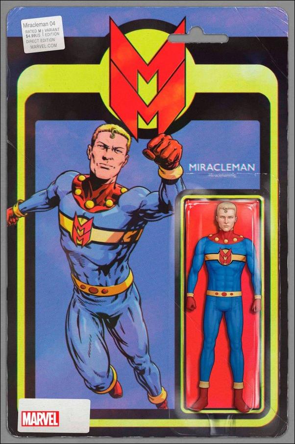 Miracleman by Gaiman & Buckingham: The Silver Age issue 4-B John Tyler Christopher Action Figure Cover
