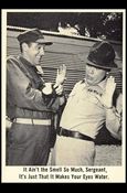 Gomer Pyle (Base Set) card 44 It Aint the Smell So Much, Sergeant, It's Just 