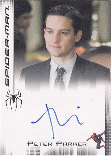 Spider-Man 3: The Movie (Autograph Subset)  card 21 Tobey Maguire as Peter Parker