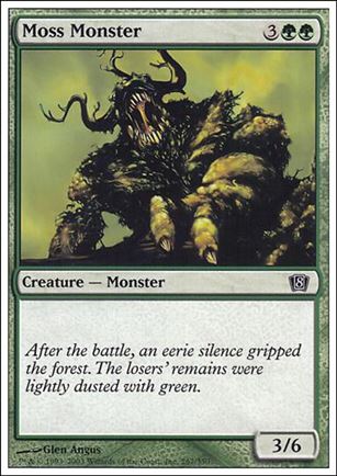 Magic the Gathering: 8th Edition (Base Set) card 267 Moss Monster