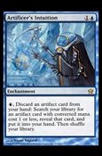 Magic the Gathering: Fifth Dawn (Base Set) card 23 Artificer's Intuition