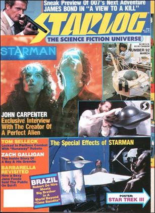 Starlog issue 92 Gatefold Cover