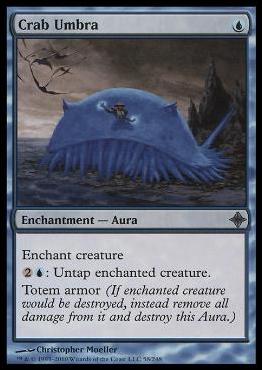 Magic the Gathering: Rise of the Eldrazi (Base Set) card 58 Crab Umbra