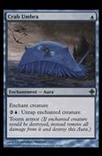 Magic the Gathering: Rise of the Eldrazi (Base Set) card 58 Crab Umbra