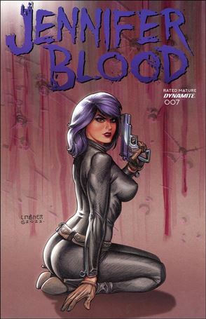 Jennifer Blood (2021) issue 7-B Joseph Michael Linsner Cover