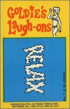 Laugh-In  (Sticker Set) card 7 Relax