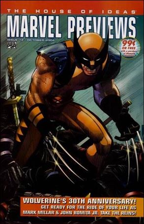 Marvel Previews (2003) issue 12 Flipbook w/ Alan Davis X-Men Cover
