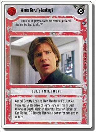 Star Wars: Hoth Revised (Base Set) card 133 Who's Scruffy-Looking?