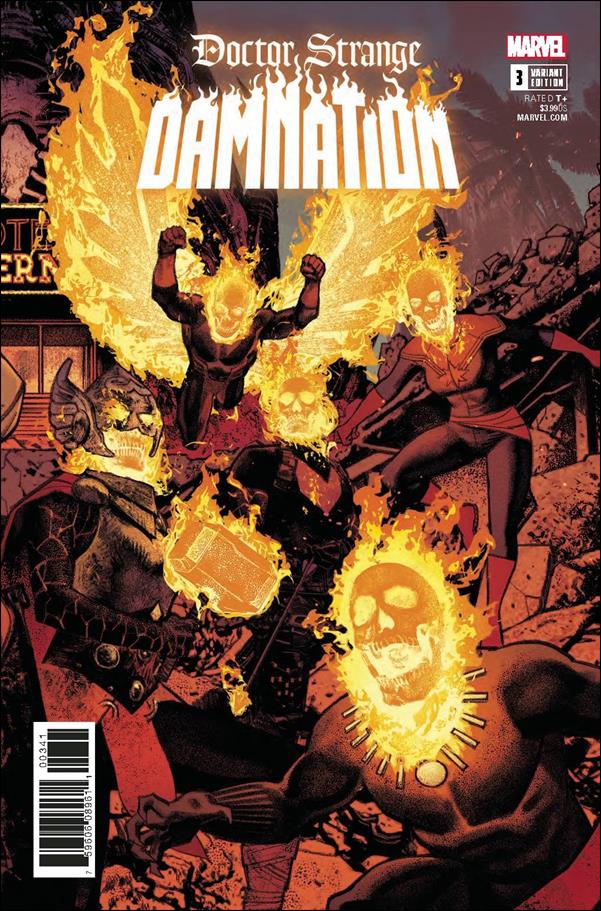 Doctor Strange: Damnation issue 3-D Greg Smallwood Connecting Cover