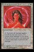 Magic the Gathering: Limited Edition Beta (Base Set) card 13 Circle of Protection: Red