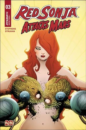 Red Sonja Attacks Mars issue 3.00-B Jae Lee Cardstock Cover