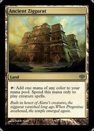 Magic the Gathering: Conflux (Base Set) card 141 Ancient Ziggurat
