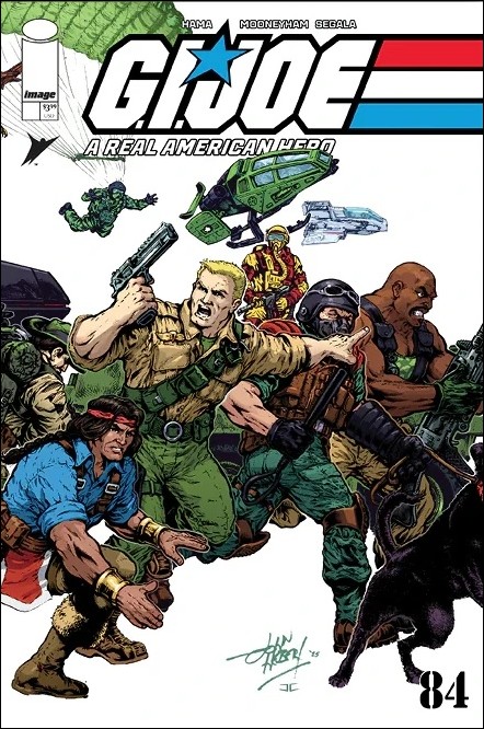 G.I. Joe: A Real American Hero (2023) issue 317-G Retailer Exclusive John Hebert Foil Wrap Cover