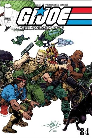 G.I. Joe: A Real American Hero (2023) issue 317-G Retailer Exclusive John Hebert Foil Wrap Cover