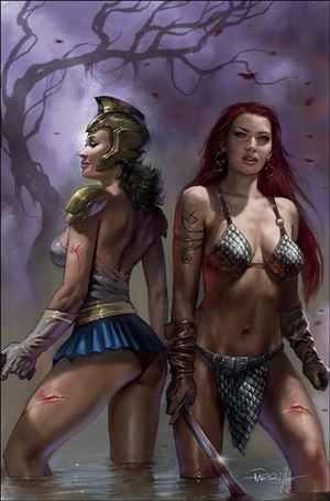 Red Sonja: The Superpowers issue 5-W Lucio Parrillo Virgin Cover