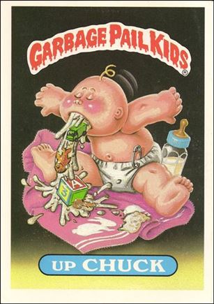 Garbage Pail Kids 1st Series Kids Giant Stickers (Base Set) card 3 Up Chuck