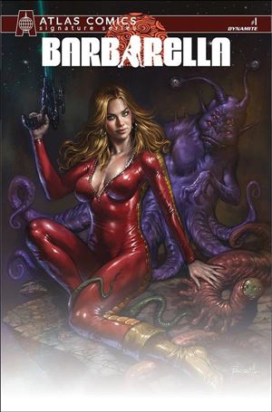 Barbarella (2021) issue 1-U Lucio Parrillo Atlas Cover (Sarah Hoyt Signed)