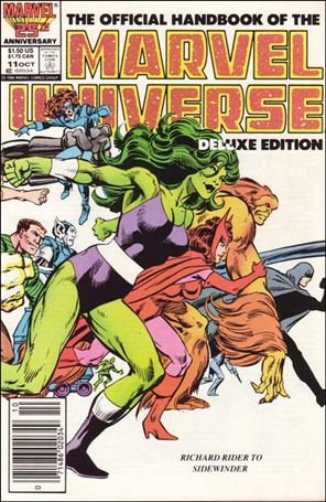 Official Handbook of the Marvel Universe (1985) issue 11-B Newsstand Edition