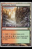 Magic the Gathering: 9th Edition (Base Set) card 321 Karplusan Forest