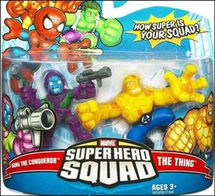 Marvel Super Hero Squad figure 46 Kang the Conquerer and the Thing
