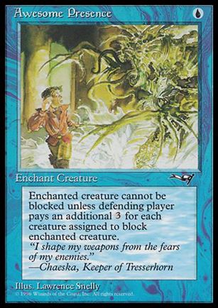 Magic the Gathering: Alliances (Base Set) card 23-B Awesome Presence