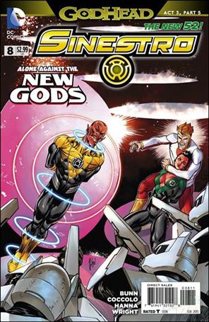 Sinestro issue 8 Guillem March Cover