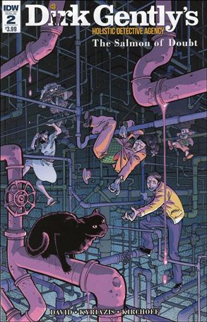Dirk Gently's Holistic Detective Agency: The Salmon of Doubt issue 2 Ilias Kyriazis Cover