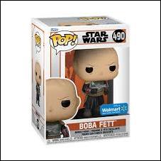 POP! Star Wars figure 490 Boba Fett (Unmasked Walmart  Exclusive)