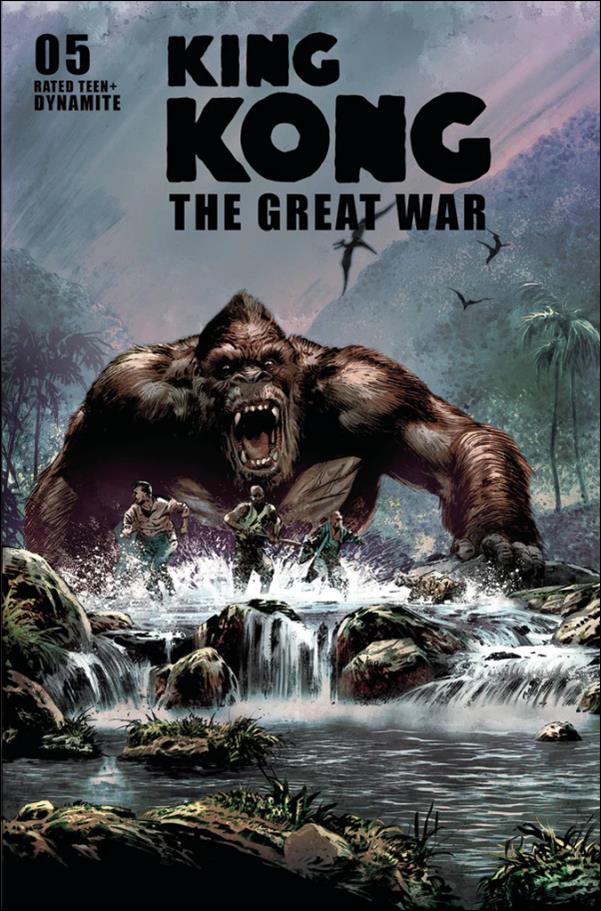 Kong: The Great War issue 5-B Butch Guice Cover