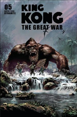 Kong: The Great War issue 5-B Butch Guice Cover