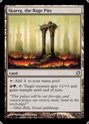 Magic the Gathering: Duel Decks: Heroes vs. Monsters (Base Set) card 73 Skarrg, the Rage Pits