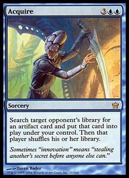 Magic the Gathering: Fifth Dawn (Base Set) card 21 Acquire