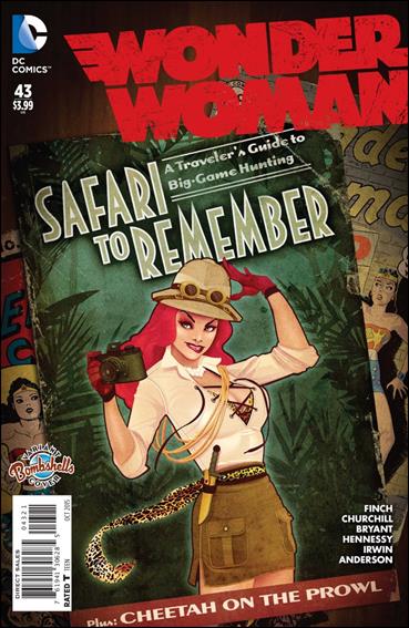 Wonder Woman (2011) issue 43-B Ant Lucia Bombshells Cover