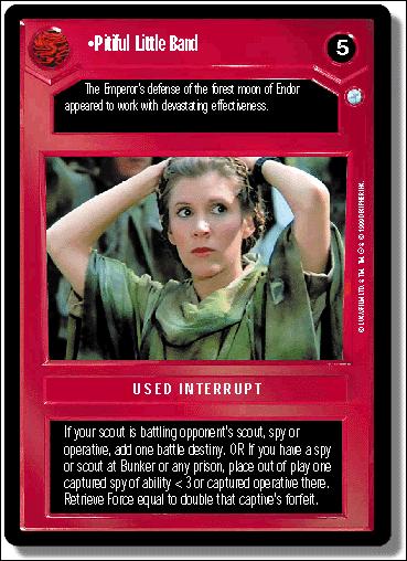 Star Wars: Endor Limited (Base Set) card 57 Pitiful Little Band