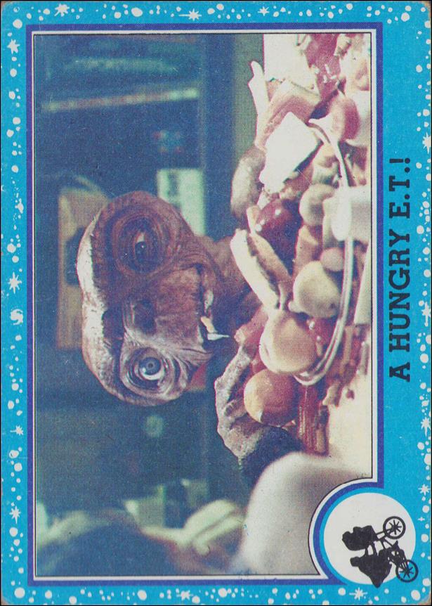 E.T. The Extra-Terrestrial (Base Set) card 19 A Hungry E.T.!