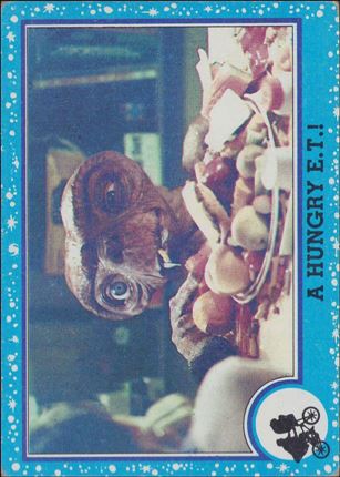 E.T. The Extra-Terrestrial (Base Set) card 19 A Hungry E.T.!
