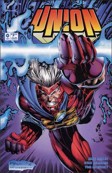 Union (1993) issue 0 Ryan Benjamin and Tom McWeeney Cover