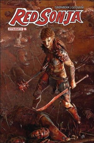 Red Sonja (2023) issue 15-B Björn Barends Cardstock Cover