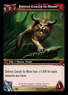 World of Warcraft: Through the Dark Portal (Base Set) card 206 Debros Cousin-to-Moon