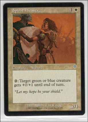 Magic the Gathering: Invasion (Base Set) card 39 Spirit Weaver