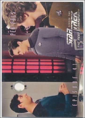 Star Trek: The Next Generation - The Episode Collection Season Two (Base Set) card 178 Pen Pals, Episode 41A