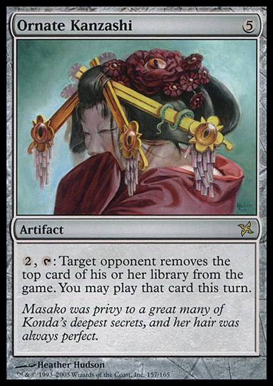Magic the Gathering: Betrayers of Kamigawa (Base Set) card 157 Ornate Kanzashi