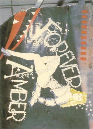 Vintage Aircraft Nose Art (Base Set) card 17 Forever Amber